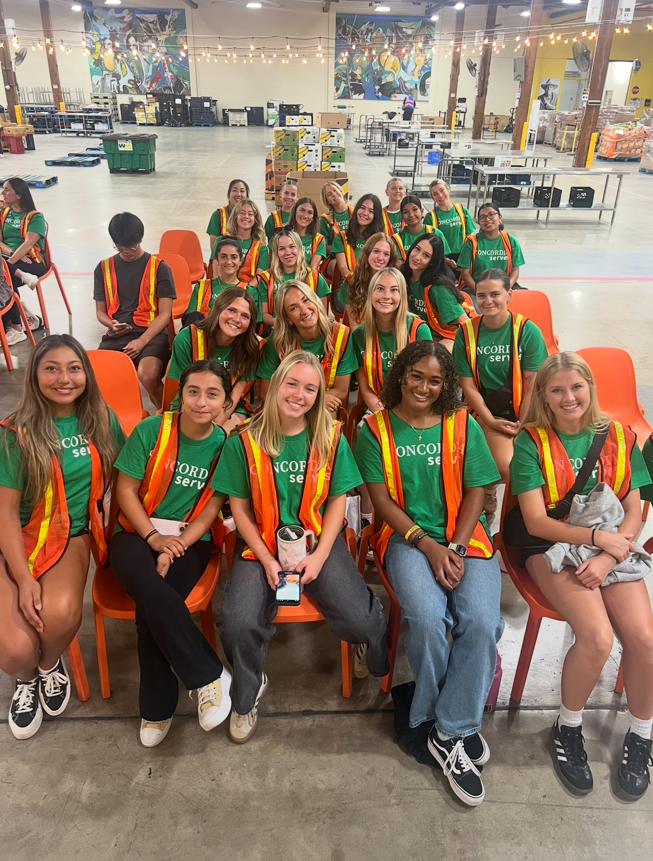 Women's Lacrosse served the Orange County community for a day of giving back